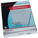 Büroring Aktenhüllen, genarbt, rot, Sichtmappe...