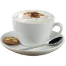 Cappuccino-Tasse BISTRO, Porzellan, weiß, glatt,...