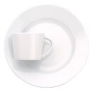 6-tlg. Set Kaffeetassen 0,18 L ISTA aus weißem...