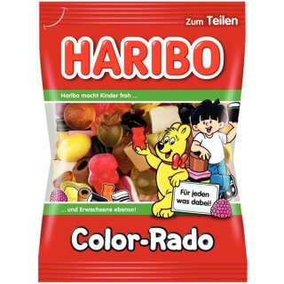HARIBO COLOR-RADO 175g Süßwarenmischung mit Lakritz