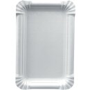 Einweg-Teller Pure 13x20cm weiß weiß