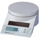 Solarbriefwaage MAULtronic S, weiß, Tragkraft: 2000 g