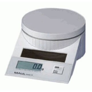 Solarbriefwaage MAULtronic S, weiss, Traglast 5000 g