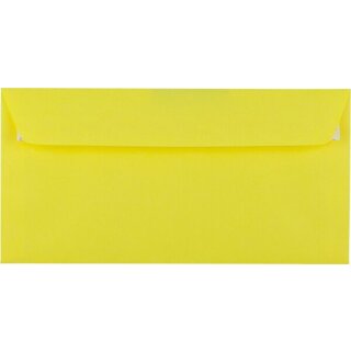 Briefumschlag C5/6 DL, HK, intensivgelb, 100 g, 229 x 114 mm, 1 Box = 250 Stück
