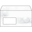 Weihnachts-Umschlag Winter Sparkle DL, m. F., 90g, gummiert,