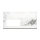 Weihnachts-Umschlag DL, Fenster, gummiert, 90g/qm,...