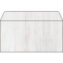Umschlag DIN lang 90g Motiv: Holz gummiert,...