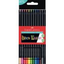 Buntstifte Black Edition, 12er Kartonetui, Dreikant,...