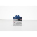 Papier Etiketten, endlos, 62 mm x 15,24m, schwarz rot auf...