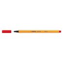 Feinschreiber point88 0,4mm rot