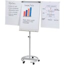 Büroring Flipchart, Tafel Mobil, grau,...