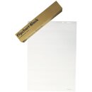 Büroring Flipchartblock, 68 x 99 cm, blanko/blanko,...