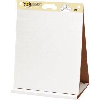 Post-it Meeting Chart Table Top 508mmx584mm 20 Blatt weiß
