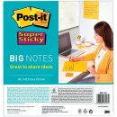 Haftnotiz Super Sticky Big Note, 279 x 279 mm, 30 Blatt,...