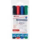 Flipchartmarker Rundsp. 1,5-3mm 4 Farben nachfüllbar