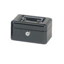 Geldkassette, schwarz, 152 x 125 x 81 mm, lackierter...