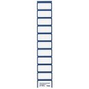 Beschriftungsschild Vetro blau für Reiter 60 x 30 mm
