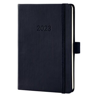 Wochenkalender Conceptum 1W./2S. 2023, 108 x 151 x 19 mm, schwarz