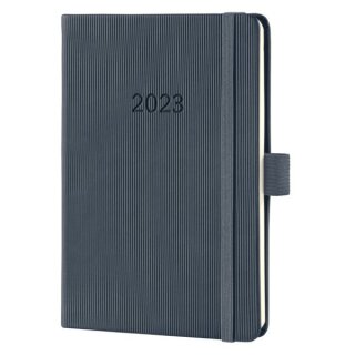 Wochenkalender Conceptum 2023, (DE/EN/FR/NL), dark grey, ca. DIN A6, 176 Seiten
