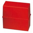 Karteibox A7 quer f.300 Karten rot 121x74x101mm
