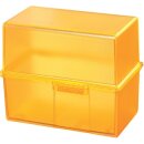 Karteibox A7 quer Signal orange für ca. 300 Karten
