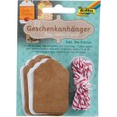 Geschenkanhänger NATUR&WEISS, lang, in zwei...