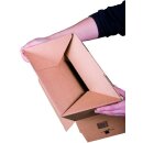 Fixkarton A3+ braun, haftklebend und Aufreißfaden...