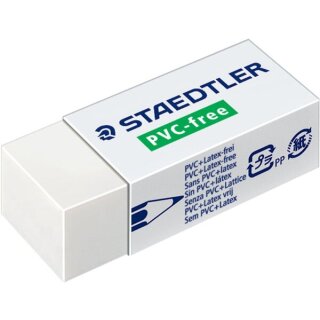 Staedtler PVC Free Radierer Größe 43x19x13mm