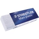 Mars Plastic Radierer 65X23X13mm weiß