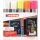 Window Marker 4090, 5er Etui, 2x weiß,neongelb,neonorange,neonpink
