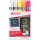 Window Marker 4095, 5er Etui, 2x weiß,neongelb,neonorange,neonpink