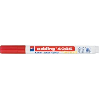 Kreidemarker 1 - 2 mm, rot, mit Rundspitze, non permanent