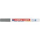 Kreidemarker 1 - 2 mm, silber, mit Rundspitze, non permanent