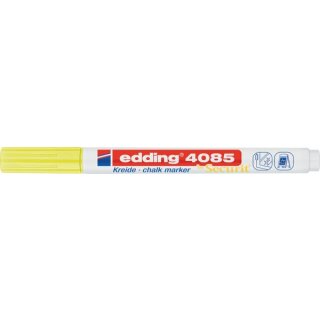 Kreidemarker 1 - 2 mm, neongelb, mit Rundspitze, non permanent