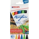 Acrylmarker 5100, 5er Set, 2 - 3 mm, Rundspitze,...