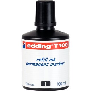 Nachfülltusche für Permanantmarker T100 100ml schwarz