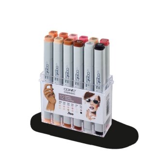 Layoutm. Copic Set Hautfarben 12 Stück