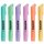 Textmarker High Liner Plus, 6er Etui, pastell, Keilspitze 0,5 - 5 mm, zitronengelb, blassrosa, orange, mintgrün, türkis, helllila, Tinte auf Wasserbasis