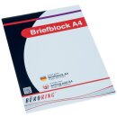 Büroring Briefblock A4/50 Blatt, blanko, holzfrei,...