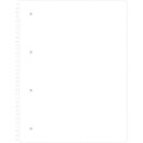 Collegeblock A4 blanco 80 Blatt 90 g/qm, satiniert, 1...