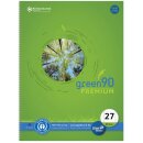 Green Collegeblock, A4, liniert, 80 Blatt, 90 g/qm,...