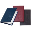 Adressbuch, A7, 3 Farben sortiert, weinrot, blau,...