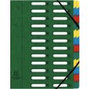 Exacompta Eckspann-Ordnungsmappe, 24 Fächer,...