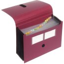 Akkordeon-Tasche 12er bordeauxrot 240 x 330 x 28 mm (HxBxT)