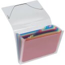 Fächermappe Crystal, DIN A4, PP-Folie, 12...