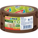 Eco & Strong, Packband braun bedruckt, PP, 66 m x 50 mm