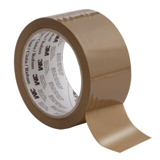 Packband Tartan 66 m x 50 mm, braun, PP, 25 my