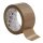 Packband Tartan 66 m x 50 mm, braun, PP, 25 my