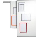 Duraframe Magnetic A4, silber, für schnelles...