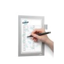 DURAFRAME NOTE, A5, silber, direkte Beschriftung...
